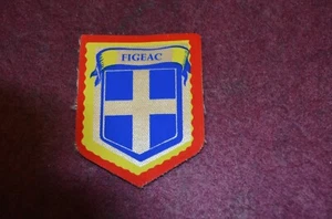 ANCIEN ÉCUSSON BISCOTTE GRECOIRE BLASON RÉGION  VILLE FIGEAC CPA - Imagen 1 de 1