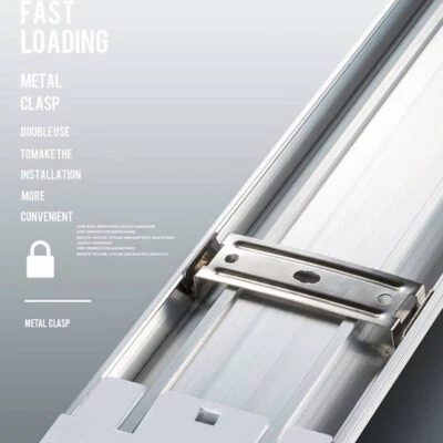 Set 20 Clips for Led Batten Tube light Fitting clips installation/Fixing clips - Image 1 of 3