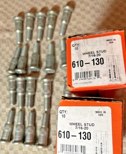 2 boxes (20) Dorman 610-130 WHEEL STUD, 7/16"-20 - Picture 1 of 4