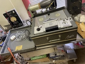 Working Recordio Model R-592 Reel to Reel Tape Player In Case WORKING - Picture 1 of 6
