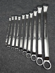 Proto Professional Metric Full Polish Offset Double Box Wrench Set Of 10 USA - Picture 1 of 11