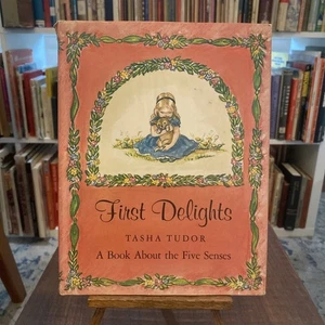 Tasha Tudor - First Delights A Book About The Five Senses 1966 Hardcover - Picture 1 of 7