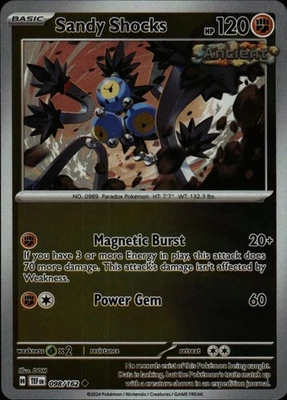 Sandy Shocks Reverse Holofoil 098/162 Uncommon SV05: Temporal Forces Near Mint - Image 1 of 2
