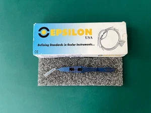 Epsilon USA ECF-18  Capsulorhexis forceps masket curve sharp tips, titanium - Picture 1 of 9
