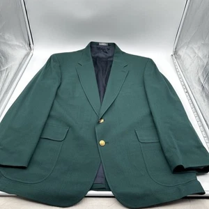 Blazer uomo vintage Lands End 46R verde luna Inghilterra giacca made in USA - Foto 1 di 17
