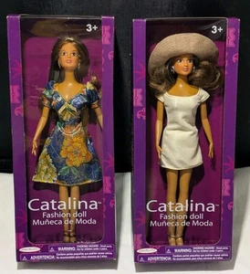 2 muñecas de moda hispanas Jakks Pacific Catalina 2005 nuevas en caja sin usar, en caja original - Imagen 1 de 12