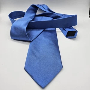 Brooks Brothers Solid Dark Blue Tie 100% Silk Men's Necktie 58" - Picture 1 of 6