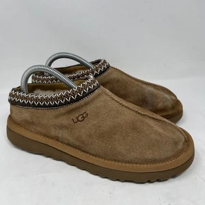 UGG Tasman Slipper Chestnut Brown Suede Slippers Slip on 5955 Womens Size 11 - Picture 1 of 20