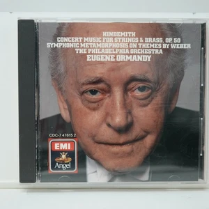 Hindemith - Concert Music for Strings & Brass Op. 50 CD 1986 Ormandy EMI - Picture 1 of 2