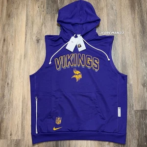 Sudadera con capucha sin mangas Nike Minnesota Vikings 2025 edición estándar Dri-FIT - Imagen 1 de 7