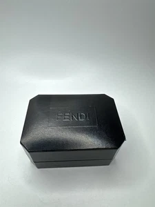 Caja de reloj FENDI negra vacía vintage/con mini destornillador para pulsera joyería - Imagen 1 de 4