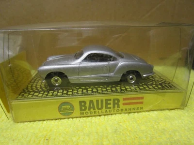 BAUER # 3263 VW KARMANN GHIA PLATA HO SLOT CAR Foto 1 de 4