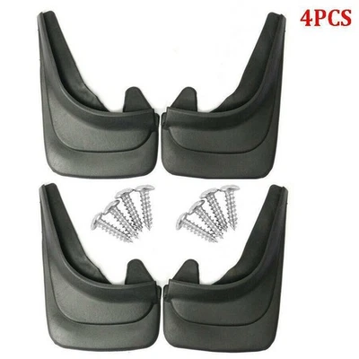 Deluxe Auto Car Body Protector Front & Rear Molded Splash Guards Mud Flaps 4pc - Image 1 of 4