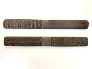 Lot of 2 Vintage 4 in 1 Wood Rasps Hand Files Nicholson & Japan - Picture 1 of 8