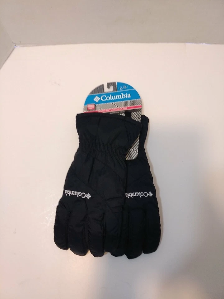 COLUMBIA Black THERMAL COIL RADIATE HEAT Winter Gloves Women's Medium M