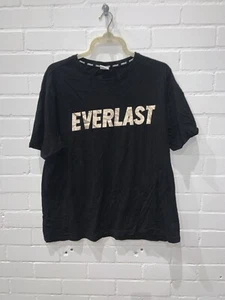 Pre-Loved Womens Everlast T-shirt In Black Size 16 - Picture 1 of 6
