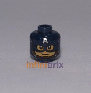 Lego Captain America Head piece from sets 30447, 76032, 76041 + 76067 Super Hero - Picture 1 of 1
