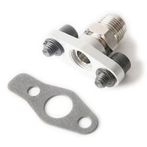Kit de brida de retorno de aceite turbo TRITDT 8 AN espacio de perno 38 mm para Garrett GT25 GT28 - Imagen 1 de 2