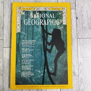 National Geographic August, 1972 Greece Stone Age Wheat Cutters - Picture 1 of 10