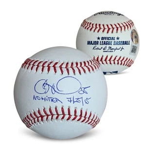 Cole Hamels Autographed MLB No Hitter Signed Baseball Beckett COA With UV Case - Picture 1 of 3