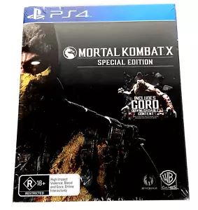 Mortal Kombat X Special Edition PS4 PlayStation 4 Reg 4 New & Factory Sealed - Picture 1 of 14