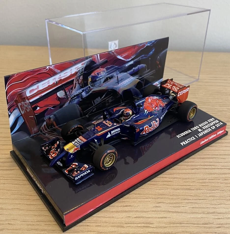 MINICHAMPS Toro Rosso Verstappen Japanese 2014 1:43 / F1 COLLECTION FOR SALE - Image 1 of 1