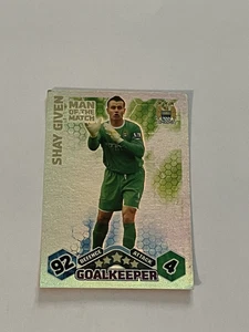 MATCH ATTAX 2009/10 SHAY GIVEN MAN OF THE MATCH GREAT - Picture 1 of 2