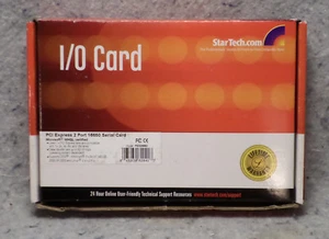 Startech PCI Express 2 Port 16650 Serial Card New (C15B5) - Picture 1 of 4