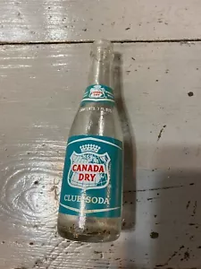 Bottiglia di vetro soda vintage Canada Dry Club 7 oz - Foto 1 di 5