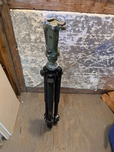 Manfrotto / Bogen 3221 Professional Tripod w/ Manfrotto 3265 Joystick Grip Head - Picture 1 of 4