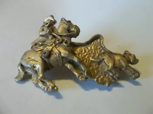 SQUADRA PENNING CAVALLO E VITELLO SPILLA 1979 - Foto 1 di 2