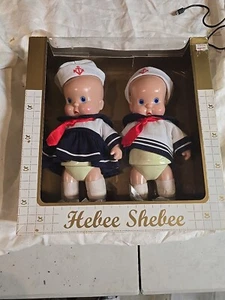Vintage Horsman 11” HEbee & SHEbee Sailor Dolls In Box New Millennium Edition - Picture 1 of 11