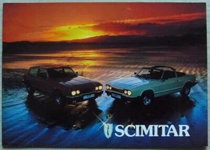 RELIANT SCIMITAR GTE & GTC Car Sales Brochure 1980s - Picture 1 of 6