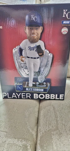 Alex Gordon Kansas City Royals Platinum & Gold Glove Bobblehead Set #/100 Cover