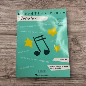 ChordTime Piano Popular : Level 2B by Randall Faber (2003, Trade Paperback) - Picture 1 of 2