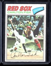 1977 O-Pee-Chee #137 Carlton Fisk , Near Mint+ , Free Shipping