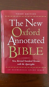 New Oxford Annotated Bible Apocrypha Third Edition NRSV 2001 Study Bible - Picture 1 of 2