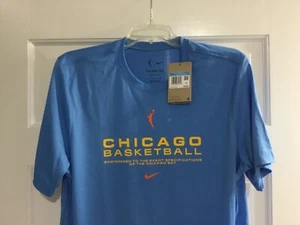 NWT-Nike MEN’s Dri-Fit WNBA Chicago Sky Performance T-Shirt-Only LARGE LEFT! - Picture 1 of 7
