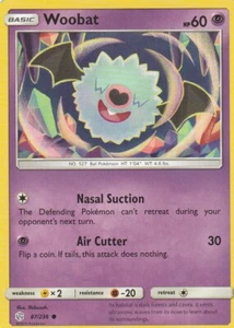 Woobat 87/236 Pokemon Cosmic Eclipse - Picture 1 of 2