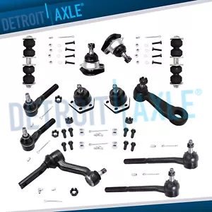 12pc Front Ball Joint & Tie Rod Sway Bar Blazer Suspension Kit for S10 Sonoma - Picture 1 of 9