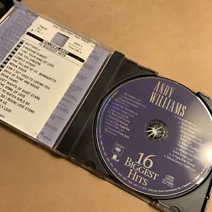W/ Jewel Case Jukebox Strip Cd Andy Williams 16 Biggest Hits - Picture 1 of 5
