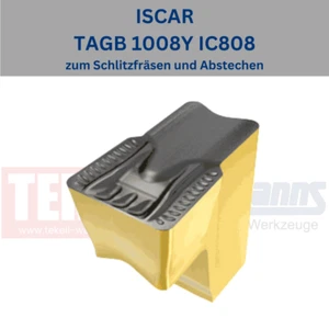 10 x ISCAR TAGB 1008Y IC808 zum Schlitzfräsen und Abstechen - Picture 1 of 1