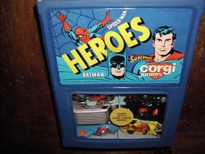 ESTUCHE DE COLECCIÓN SPIDER-MAN CORGI JR. SUPER HÉROES RARO SHAZAM SUPER AMIGOS M 1978 - Imagen 1 de 21