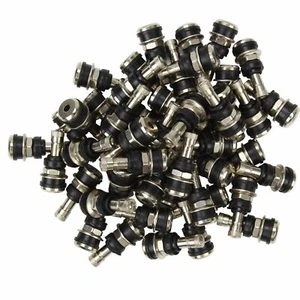 50Pcs TR416 CHROME METAL BOLT IN TIRE VALVE STEMS VALVE HOLES LONG 1 1/2" - Photo 1 sur 8