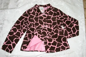 Gymboree GIRAFFE CLUB Jacket Coat Pink Brown NWT 7 - Picture 1 of 2
