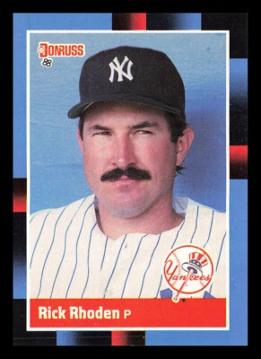 Rick Rhoden #128 1988 Donruss New York Yankees - Image 1 of 2