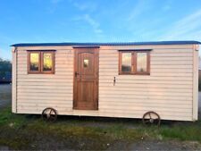 Brand New Shepherds Hut 20ft x 8ft Glamping BnB Camping Campsite Log Cabin Hut
