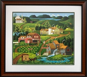 Litografía Charles Wysocki "Burma Road" ENMARCADA PERSONALIZADA firmada y numerada a mano nueva - Imagen 1 de 5