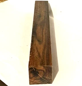 Empuñaduras de cuchillo True Lignum Vitae madera agrietada piezas 1,5x1,5x12 Guaiacum officinale - Imagen 1 de 9