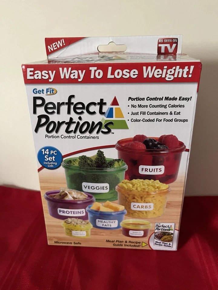 Weight Loss Portions Portion Control Containers as Seen on TV 14pc Set
